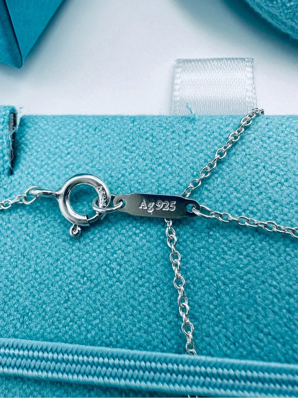 Tiffany & Co. Retired Notes Letter N Disc Charm Necklace 16” in Silver Packaging